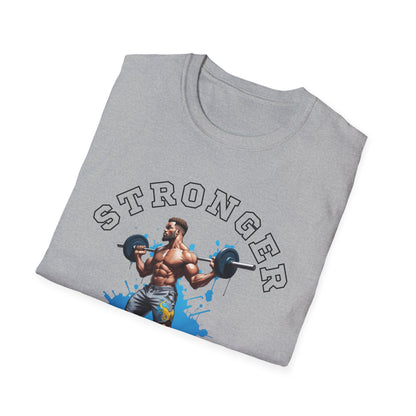 Stronger Than Yesterday Gym T-shirt