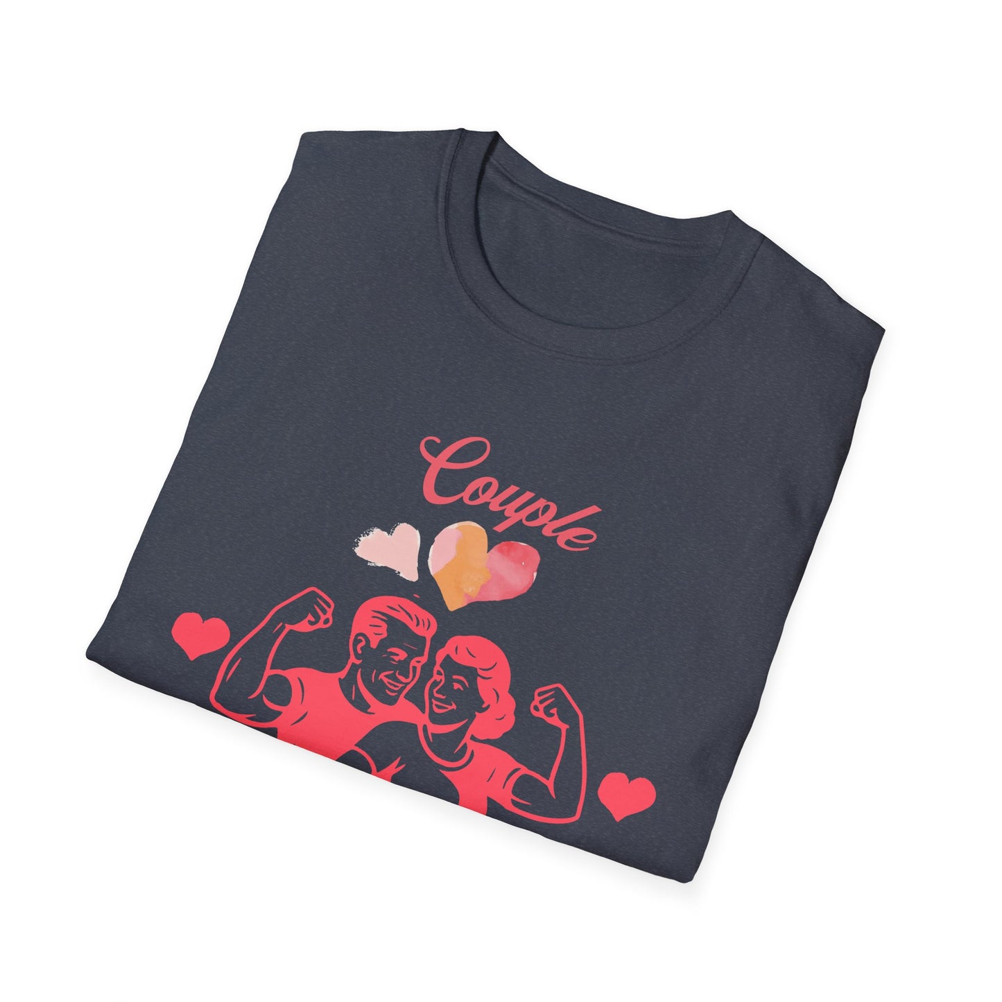 Fit Over 40 Muscle Couple Midlife Softstyle T-Shirt