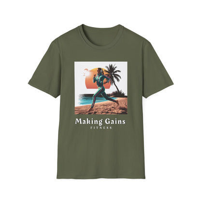 Making Gains Fitness Gym T-Shirt