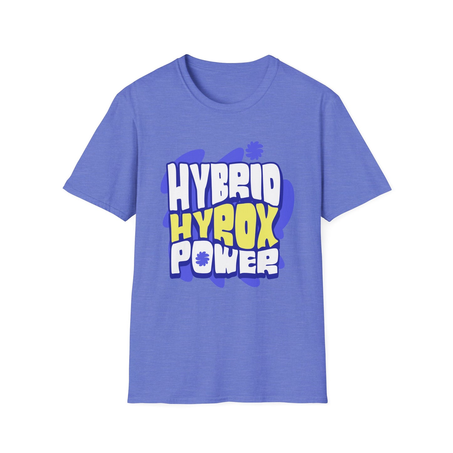Powerlifting Hybrid Hyrox Fitness T-Shirt for Gen Z Millennials