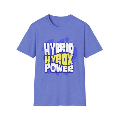 Powerlifting Hybrid Hyrox Fitness T-Shirt for Gen Z Millennials