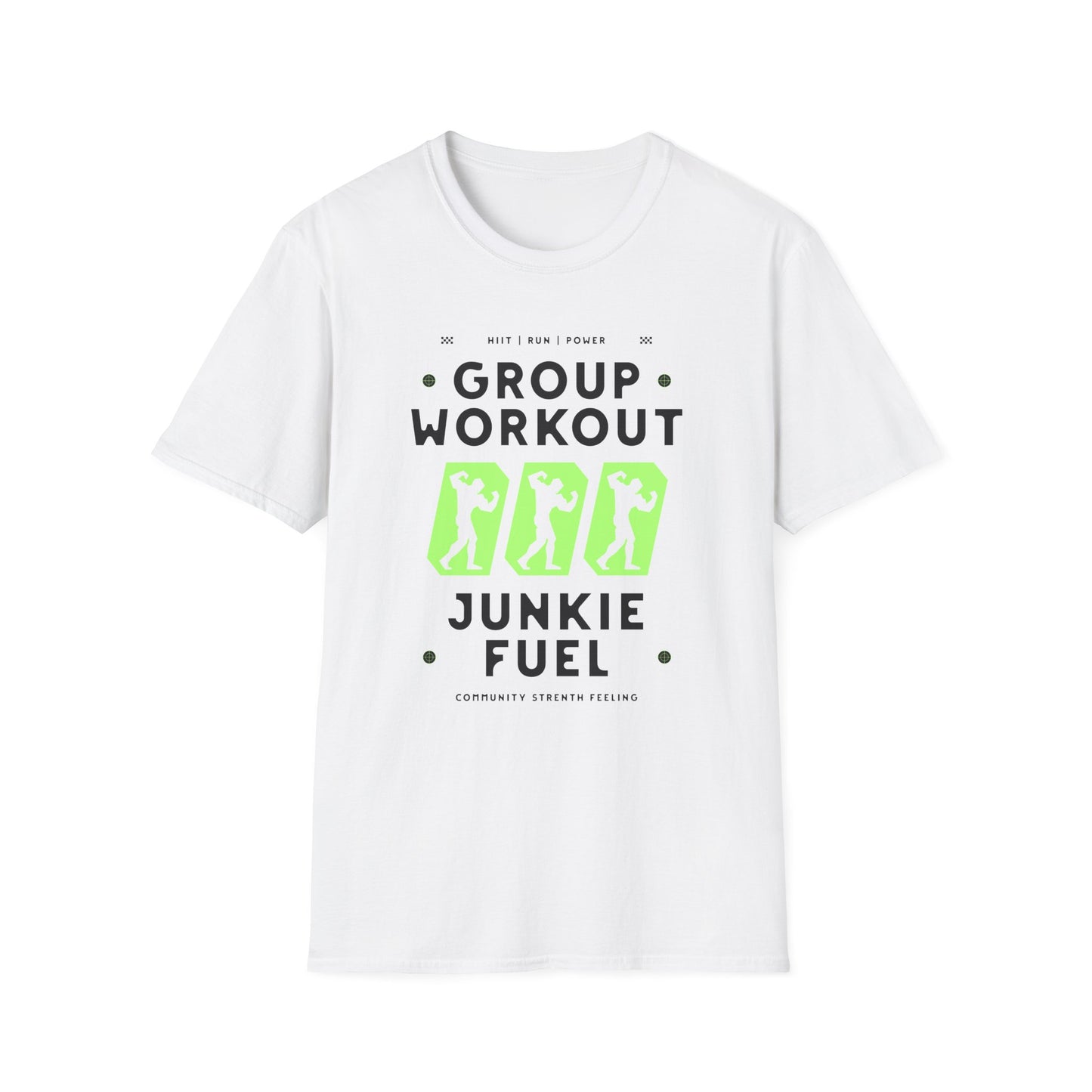 HIIT Group Junkie Fuel - Genz Millenial T-Shirt