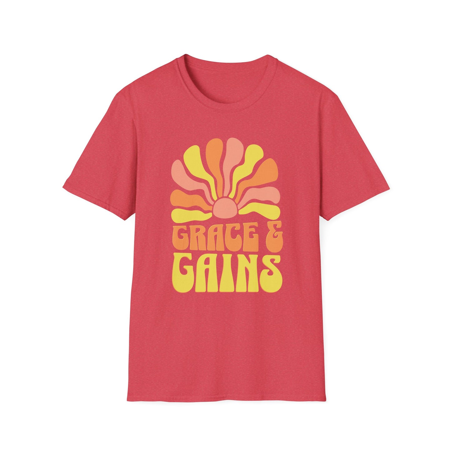 Grace & Gains Faith-Based Fitness T-Shirt