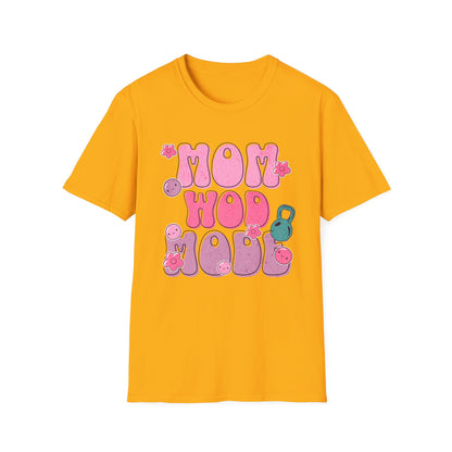 CrossFit Moms WOD Mode - Couple Fitness T-Shirt