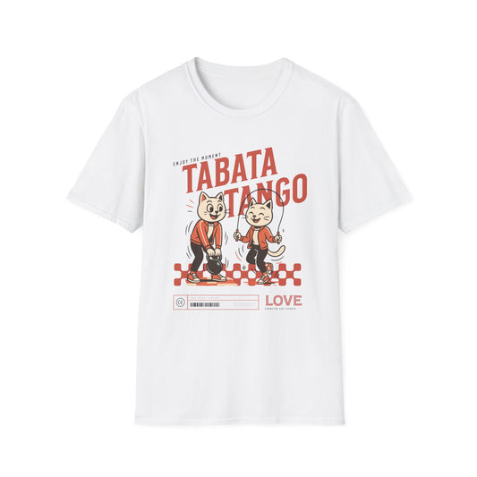 HIIT Tabata Tango Couples Fitness T-Shirt