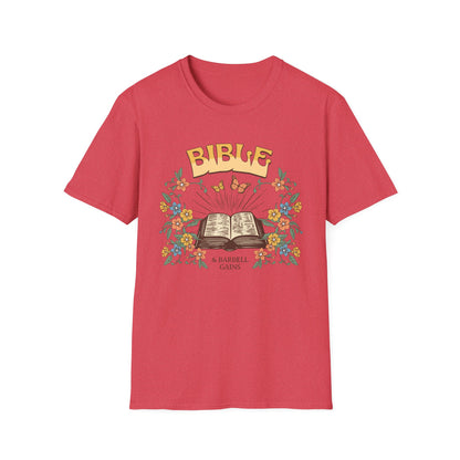 Faith-Based Fitness T-Shirt - Bible & Barbell Gains
