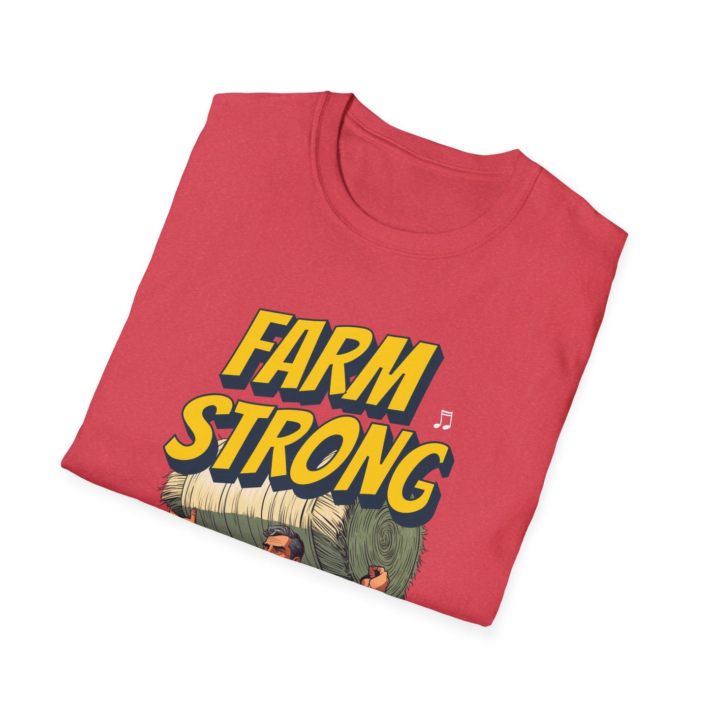 Powerlifting Rural Farm Strong T-Shirt