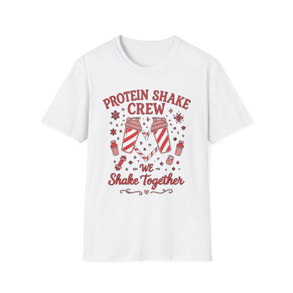 We Protein Shake Together Christmas Fitness T-shirt