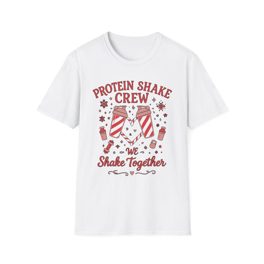 We Protein Shake Together Christmas Fitness T-shirt
