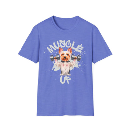 Muscle Up Dog Gym T-Shirt