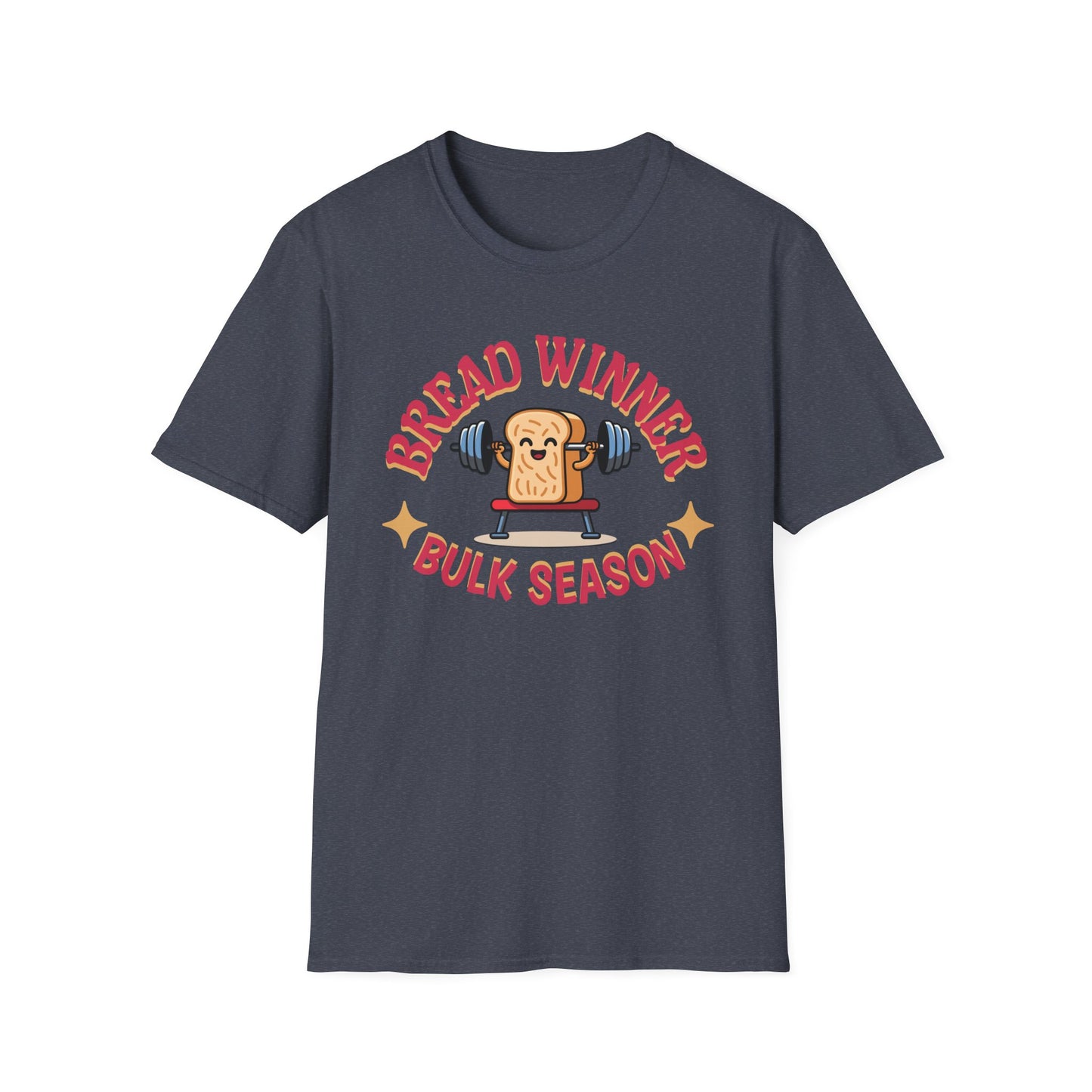 Powerlifting Humour Bread Winner Unisex T-Shirt - Genz Millenial Fitness Apparel
