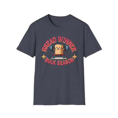 Powerlifting Humour Bread Winner Unisex T-Shirt - Genz Millenial Fitness Apparel