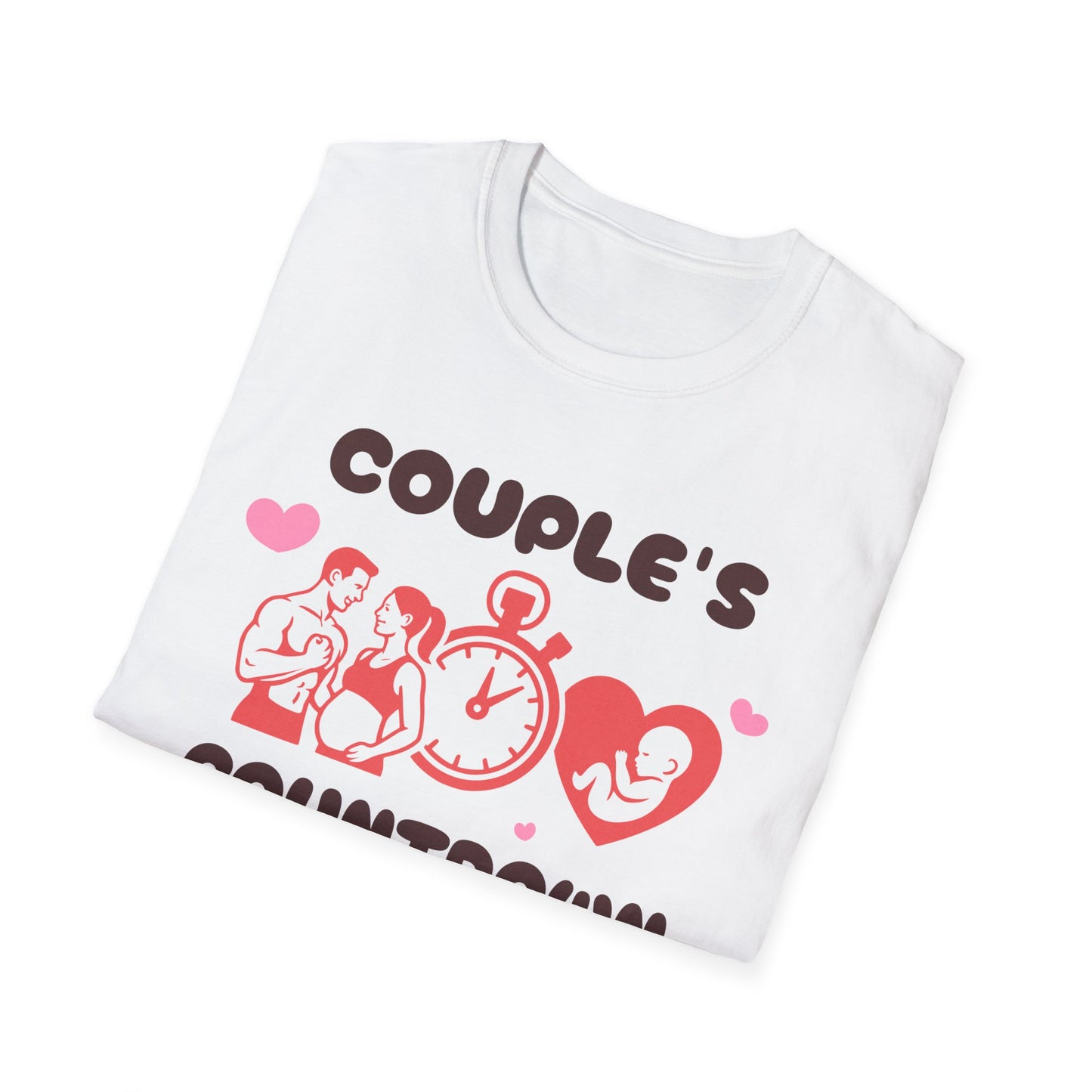 Fitness T-Shirt - Couple's Contraction Count Pre/Postnatal