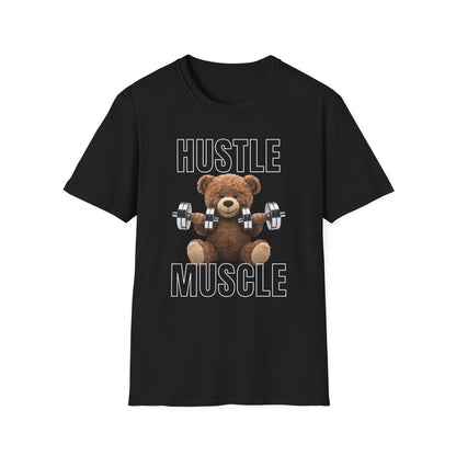 Hustle Muscle Bear Gym T-shirt