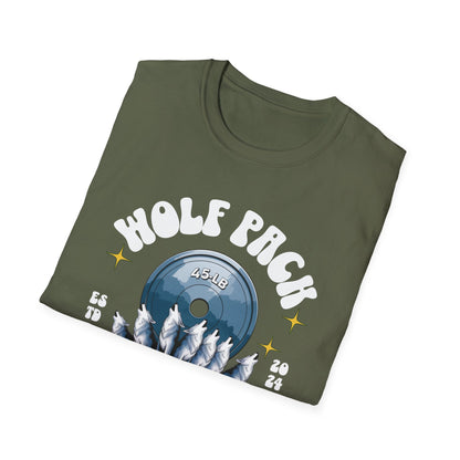 Powerlifting Wolf Pack T-Shirt - Genz Millenial Streetwear