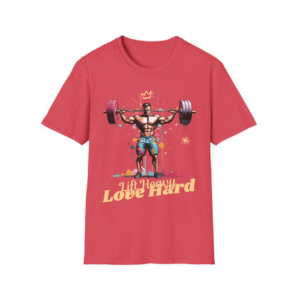Lift Heavy Love Hard Gym T-shirt