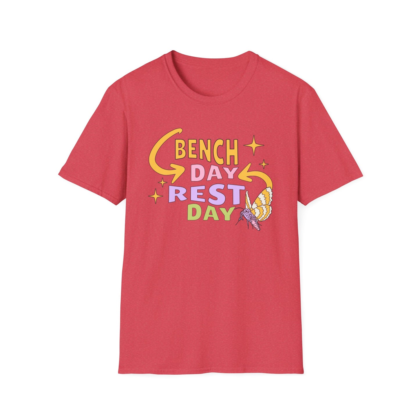 Powerlifting Bench Day Rest Day Genz Millenial Fitness T-Shirt