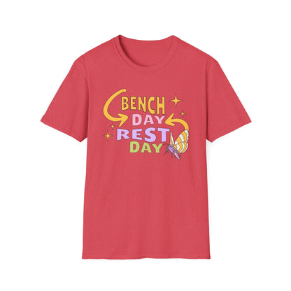 Powerlifting Bench Day Rest Day Genz Millenial Fitness T-Shirt