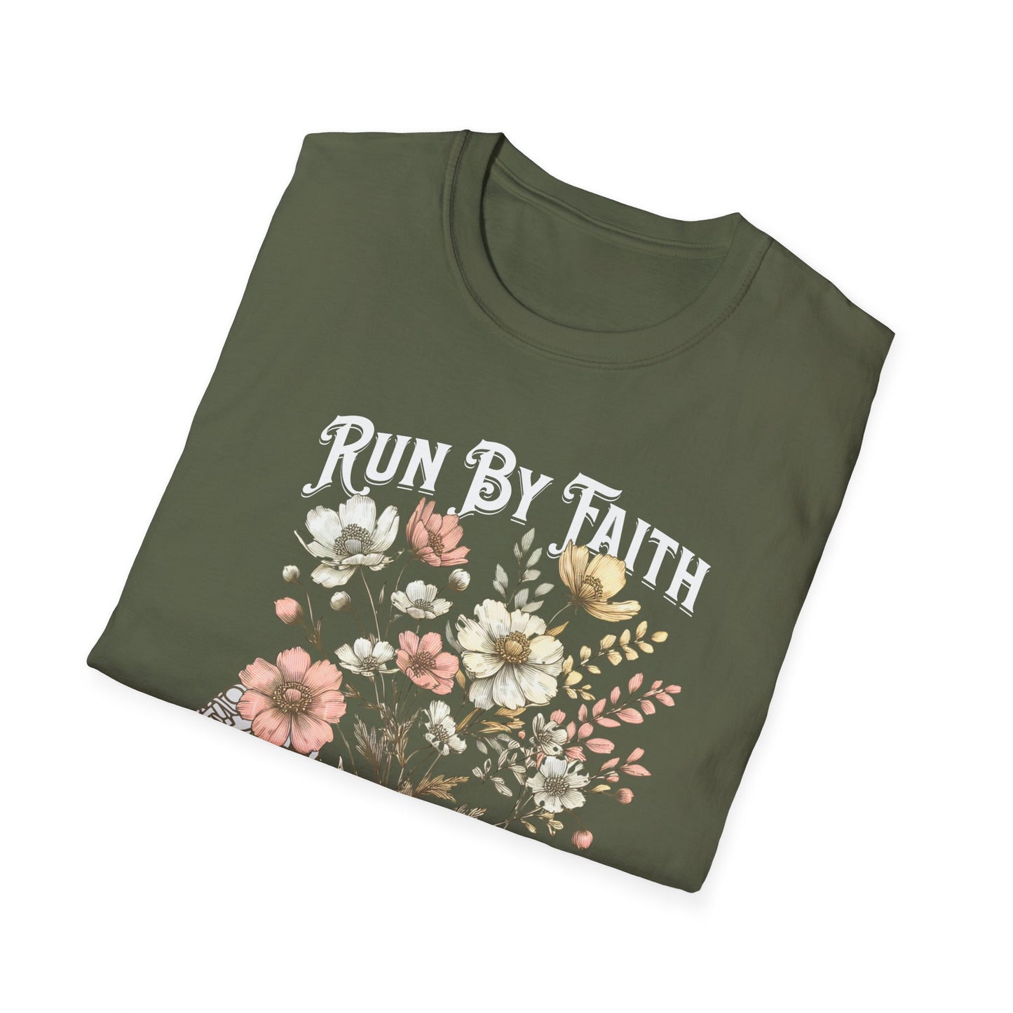Running Run By Faith - Fitness T-Shirt