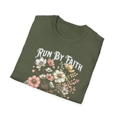 Running Run By Faith - Fitness T-Shirt