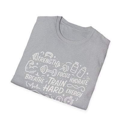 Train Heart Couple Fitness T-Shirt