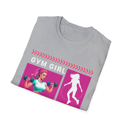 Gym Girl Fitness Vibes Gym T-shirt