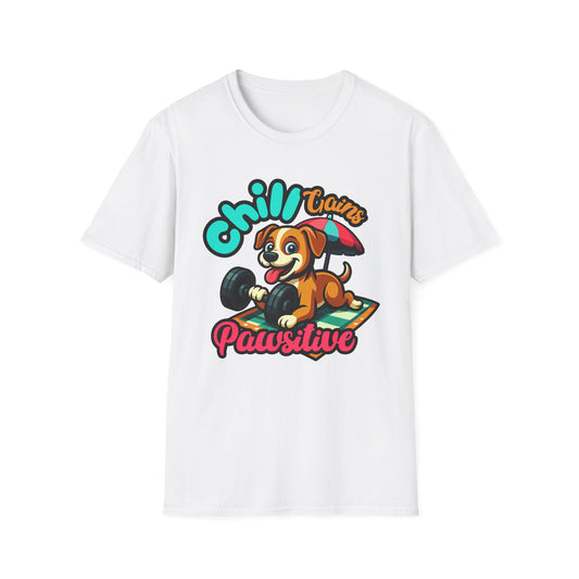 Chill Gains of Workout & Worship - Faith-Based Fitness T-Shirt 2