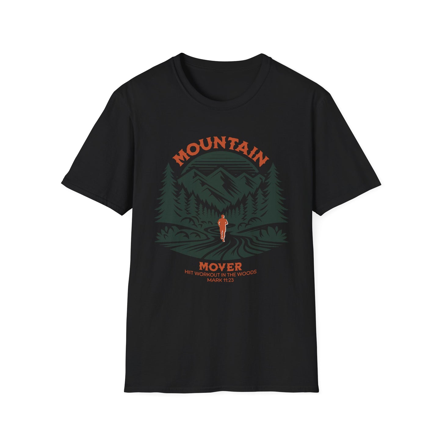 Faith-Based Outdoors T-Shirt - Mountain Mover Design