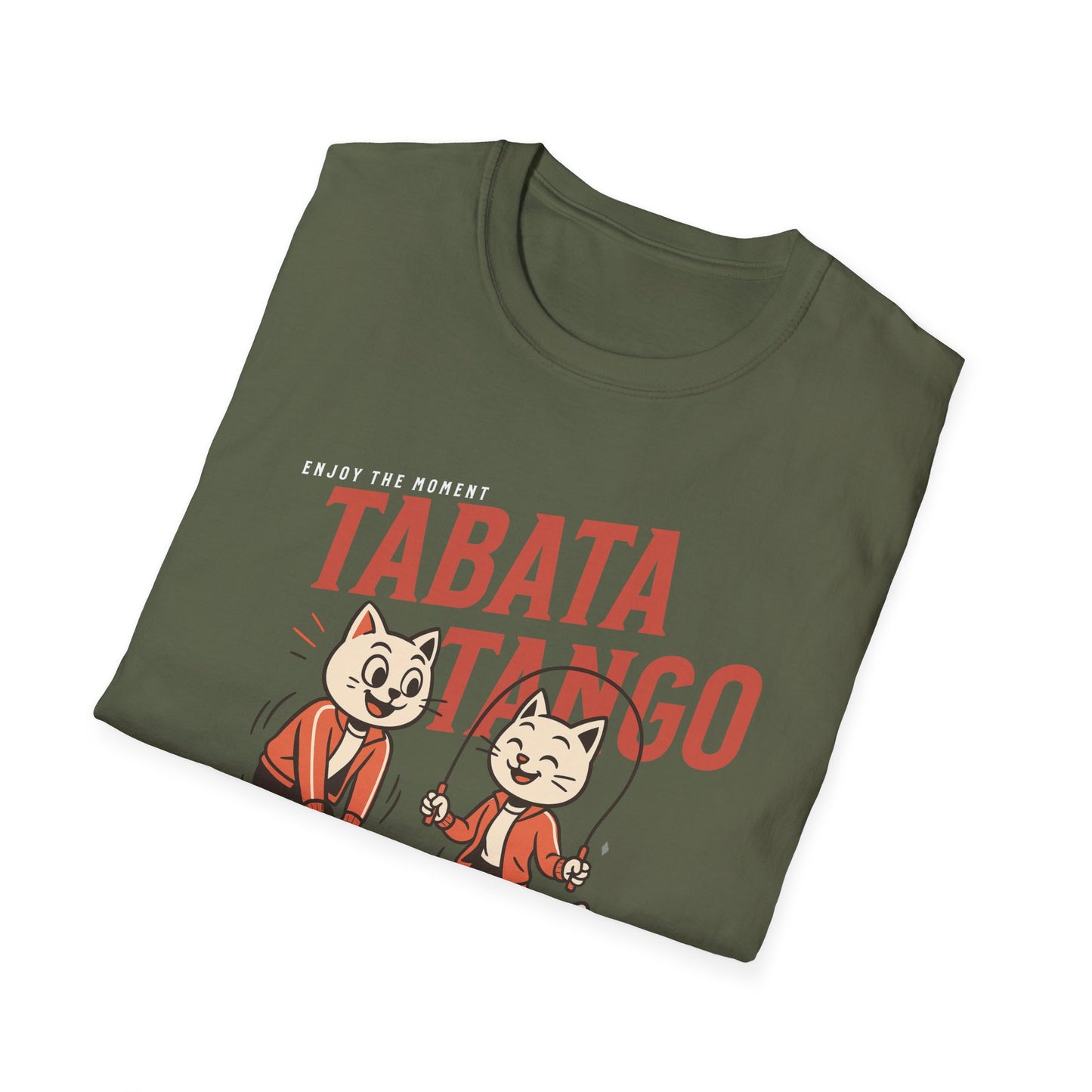 HIIT Tabata Tango Couples Fitness T-Shirt