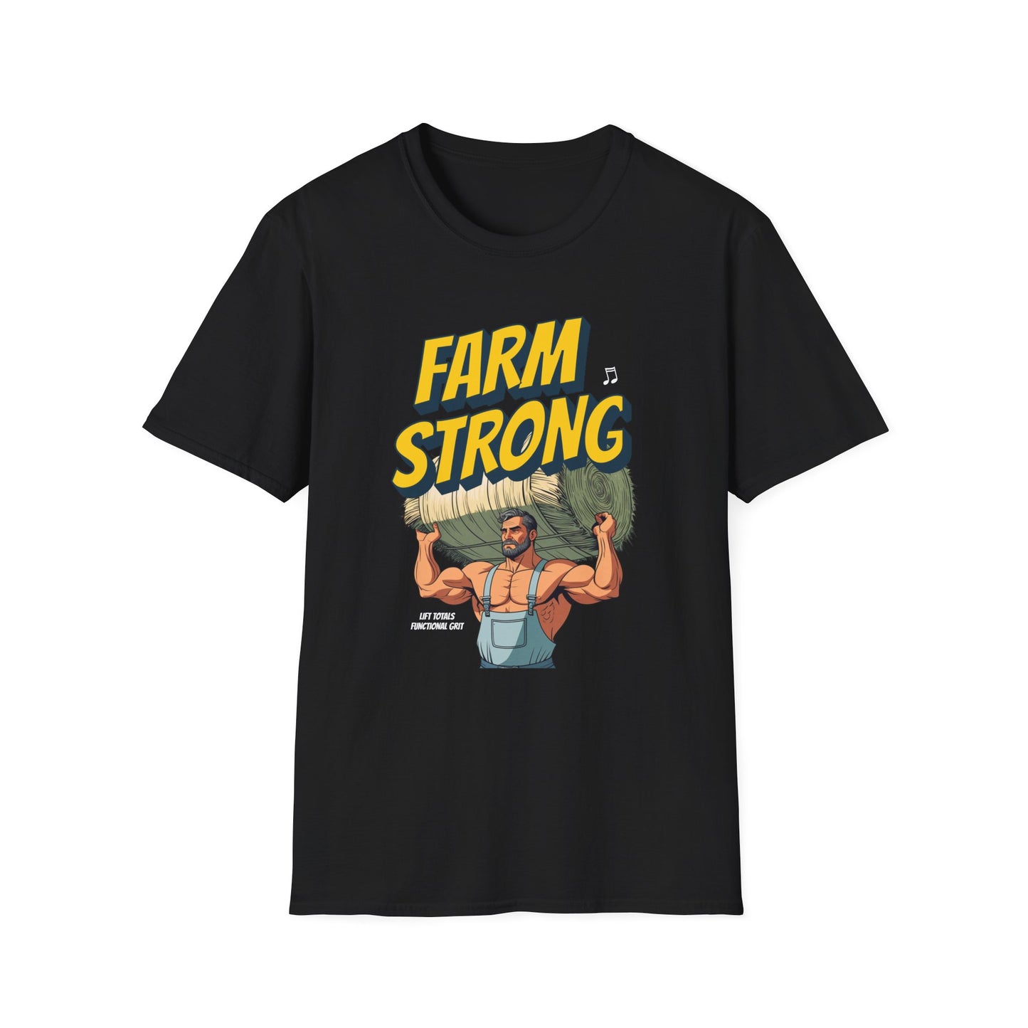 Powerlifting Rural Farm Strong T-Shirt