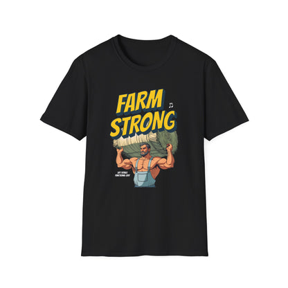 Powerlifting Rural Farm Strong T-Shirt