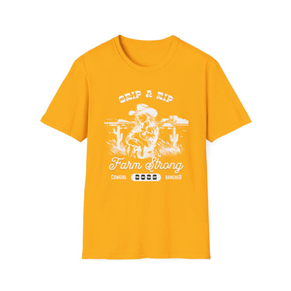 Rural Fitness T-Shirt - Grip-n-Rip Design