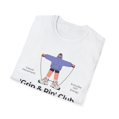 HIIT Grip & Rip Casual - Genz Millenial T-Shirt