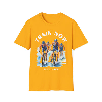 Train Now Play Later Gym T-shirt