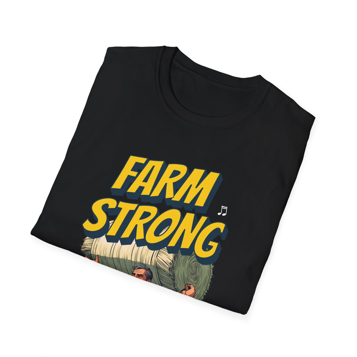 Powerlifting Rural Farm Strong T-Shirt