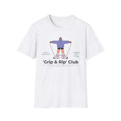 HIIT Grip & Rip Casual - Genz Millenial T-Shirt