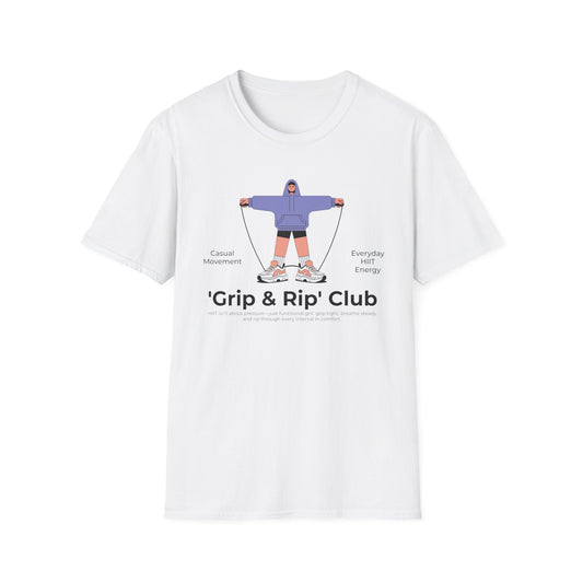 HIIT Grip & Rip Casual - Genz Millenial T-Shirt