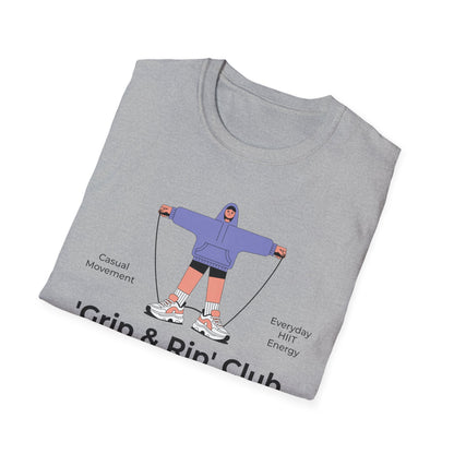 HIIT Grip & Rip Casual - Genz Millenial T-Shirt