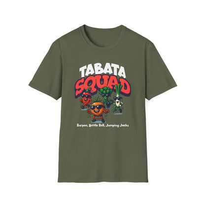 HIIT Tabata Foodie Squad Genz Millenial T-Shirt