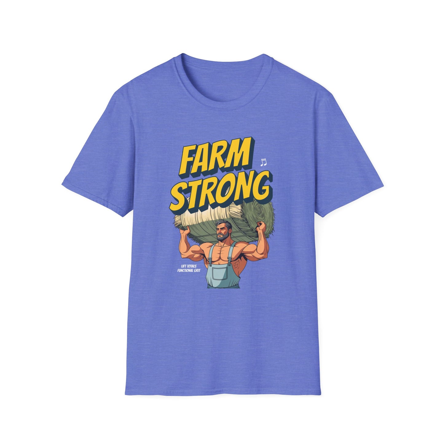 Powerlifting Rural Farm Strong T-Shirt