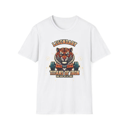 Powerlifting Titans Unisex T-Shirt for Genz Millenials - Fitness Apparel