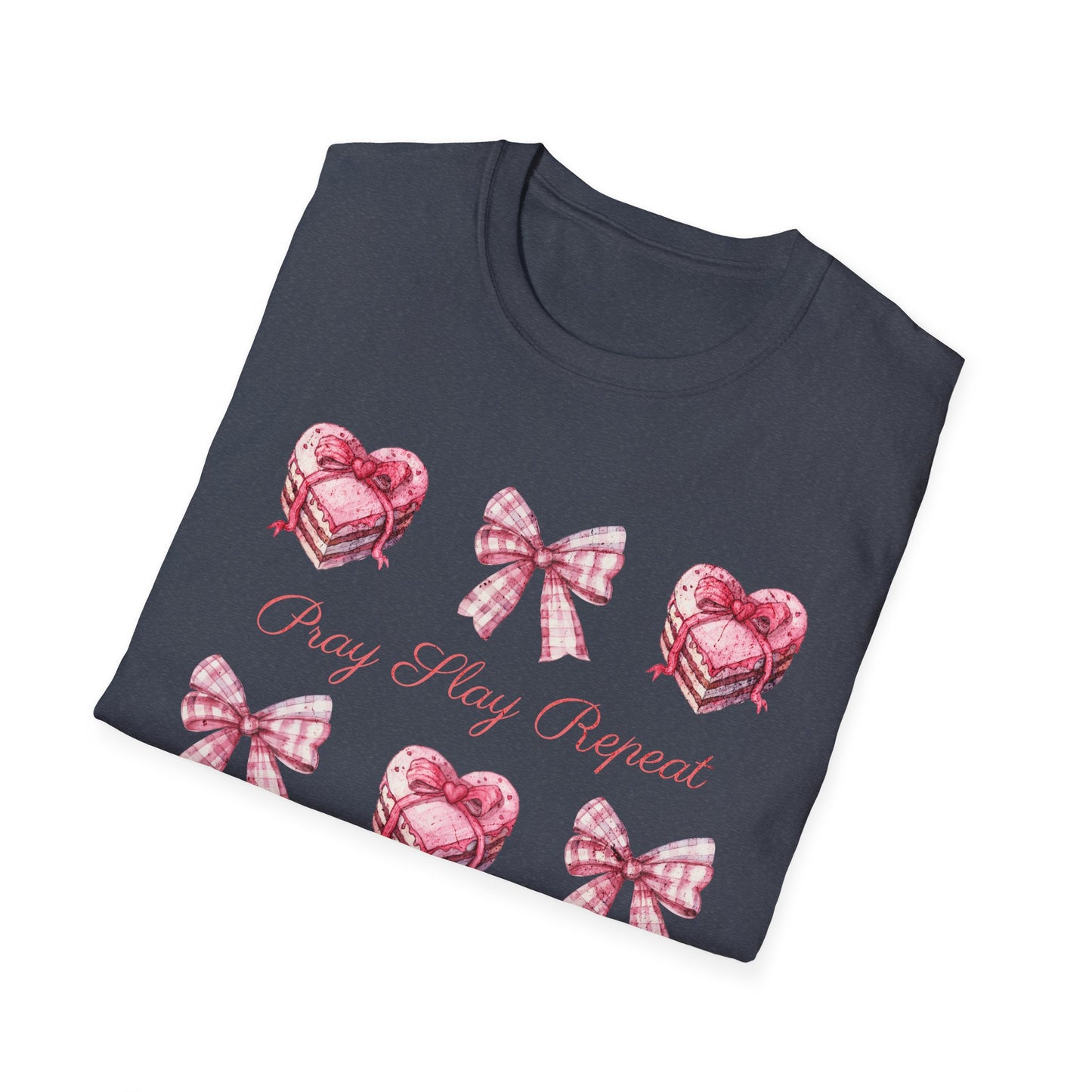 Pray Slay Repeat Faith-Based Fitness T-Shirt