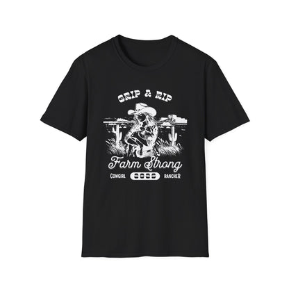 Rural Fitness T-Shirt - Grip-n-Rip Design