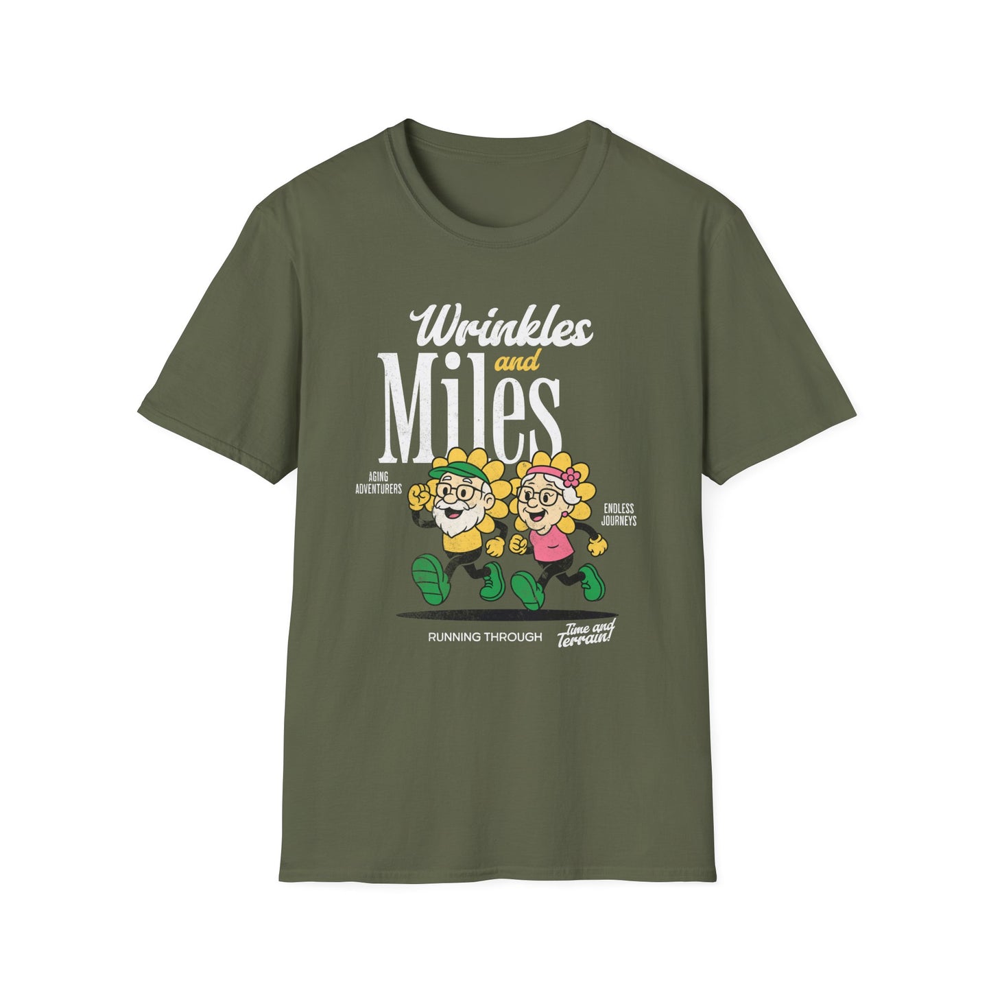Senior's Mobility Wrinkles & Miles Fitness T-Shirt