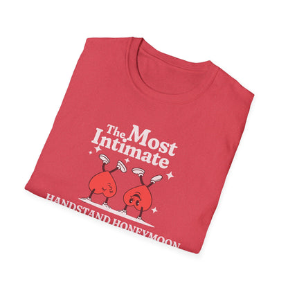 Couples Fitness T-Shirt - Calisthenics Handstand Honeymoon