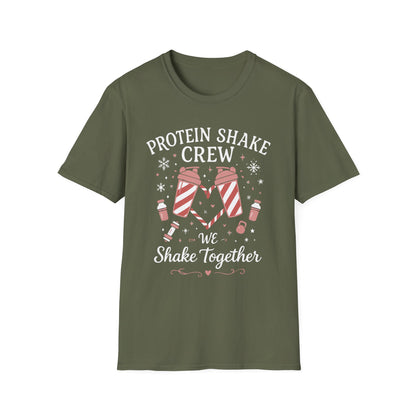 We Protein Shake Together Christmas Fitness T-shirt