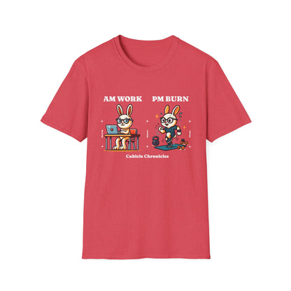 Corporate Fitness T-Shirt - HIIT AM Work PM Burn