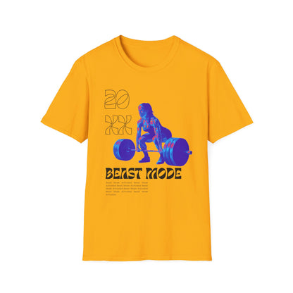 20XX Beast Mode Lady Gym T-Shirt