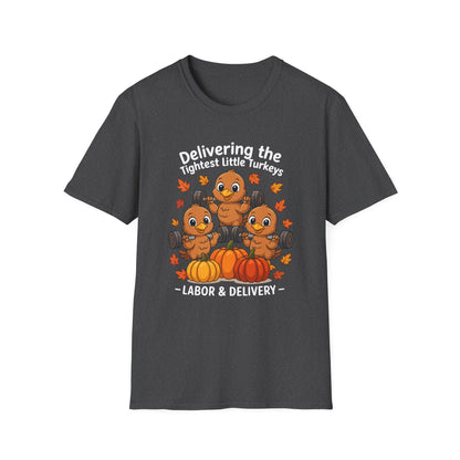Delivering Tightest Little Turkeys Fall Fitness T-shirt