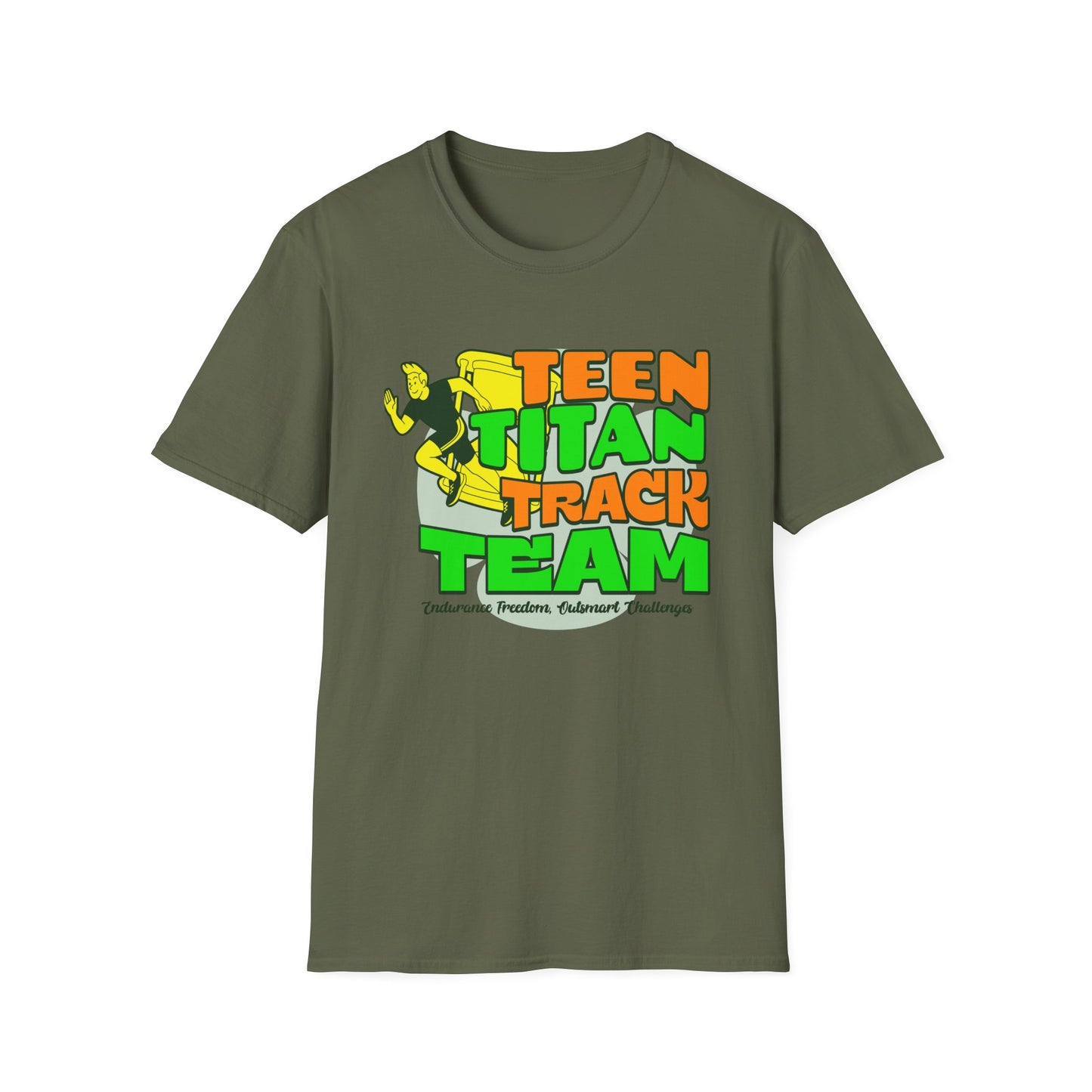 Running Teen Titan Track Team - Genz Millenial T-Shirt
